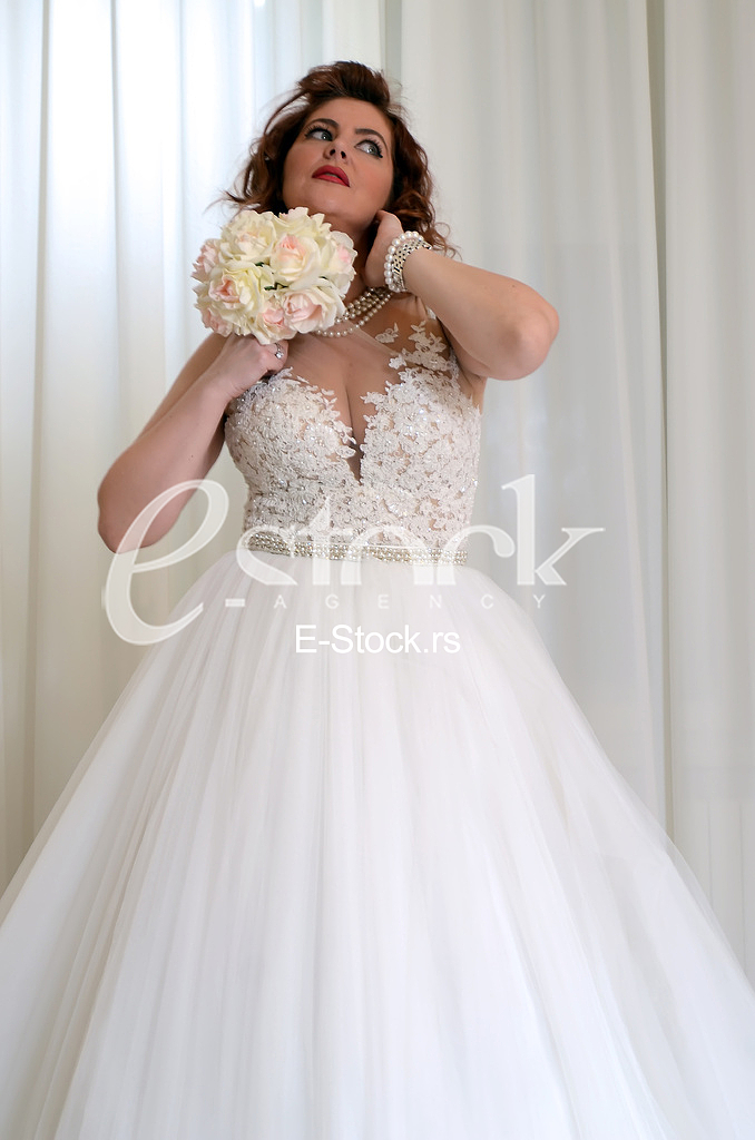 Salon wedding dress  White Fashion