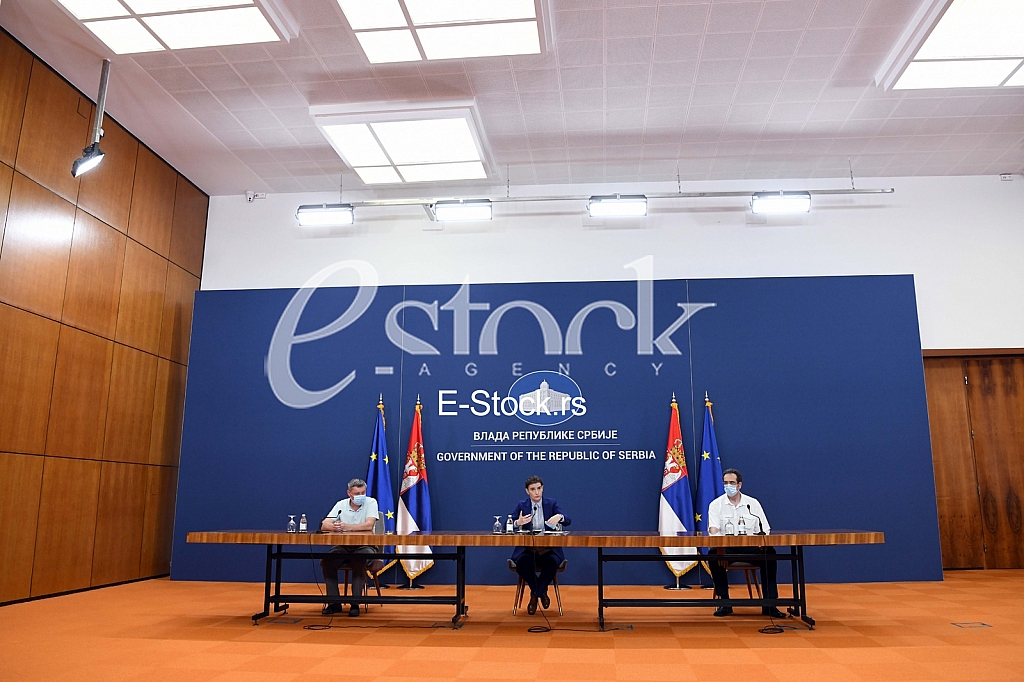 Goran Stevanovic, Ana Brnabic i Srdja Jankovic