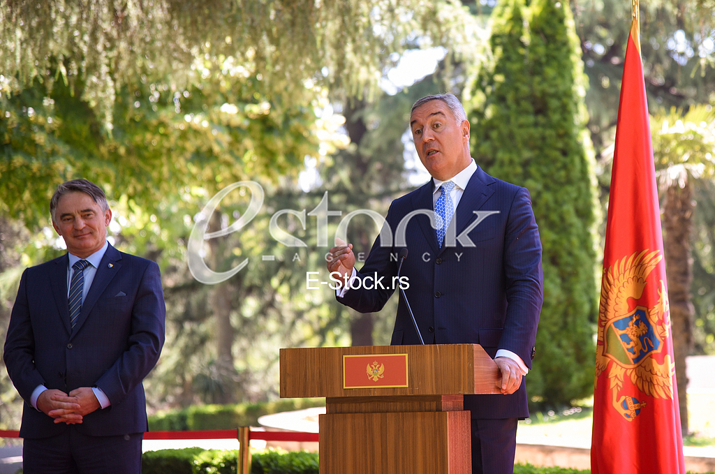 Milo Djukanovic Komsic Zeljko  Dzaferovic Sefik