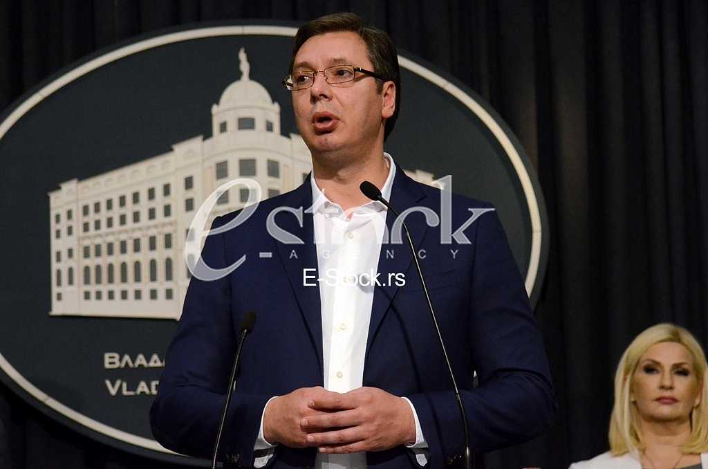 Serbian Prime Minister Aleksandar Vucic. Premijer Srbije Aleksandar Vučić