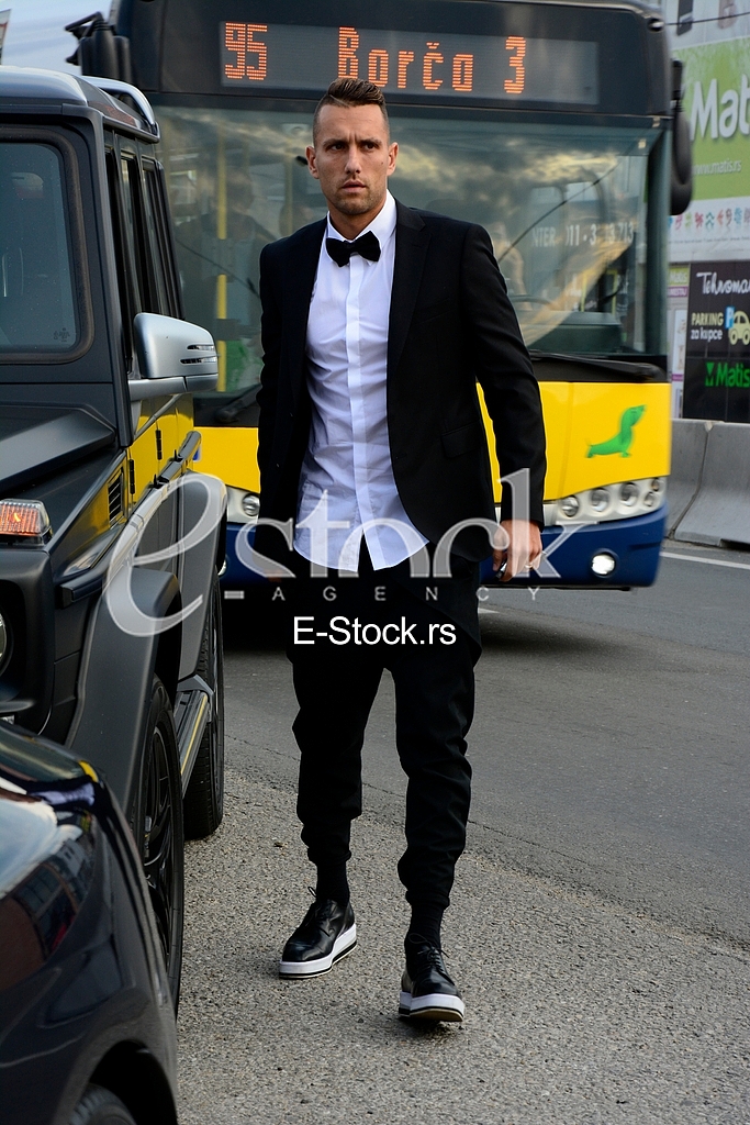 the wedding of goalkeeper Vladimir Stojkovic
