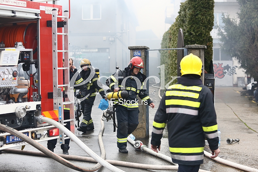 Pozar naselje Brace Jerkovic