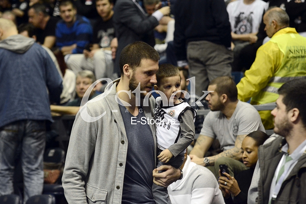 Partizan-Paok, (78:82), basketball game, FIBA league.