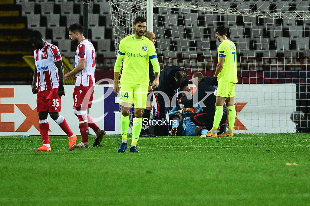 Seku Sanogo i Milos Degenek Crvena zvezda vs Gent