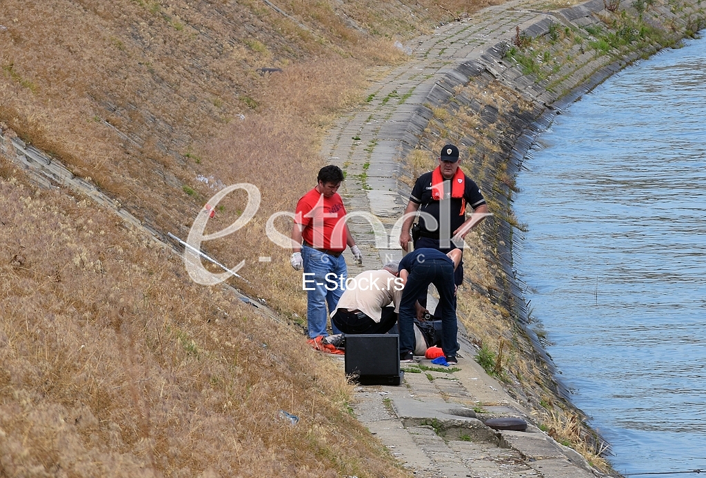 Corpse in the Danube below the Zezelj Bridge.
