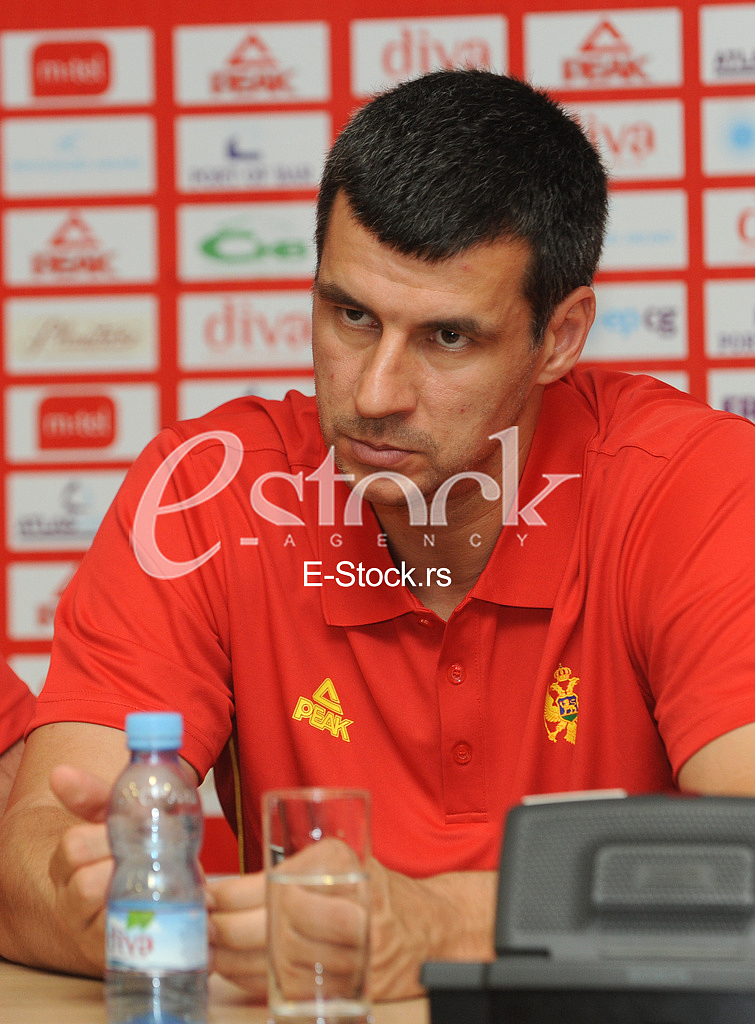 Press conference basketball team of Montenegro