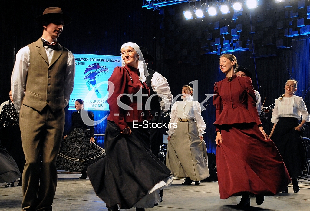 Folklore groups from Slovenia Student Festival in Nis