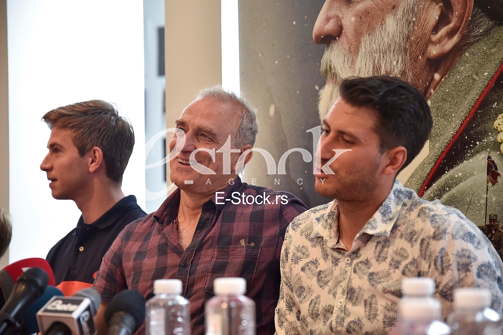 Movie King Peter the First, press conference