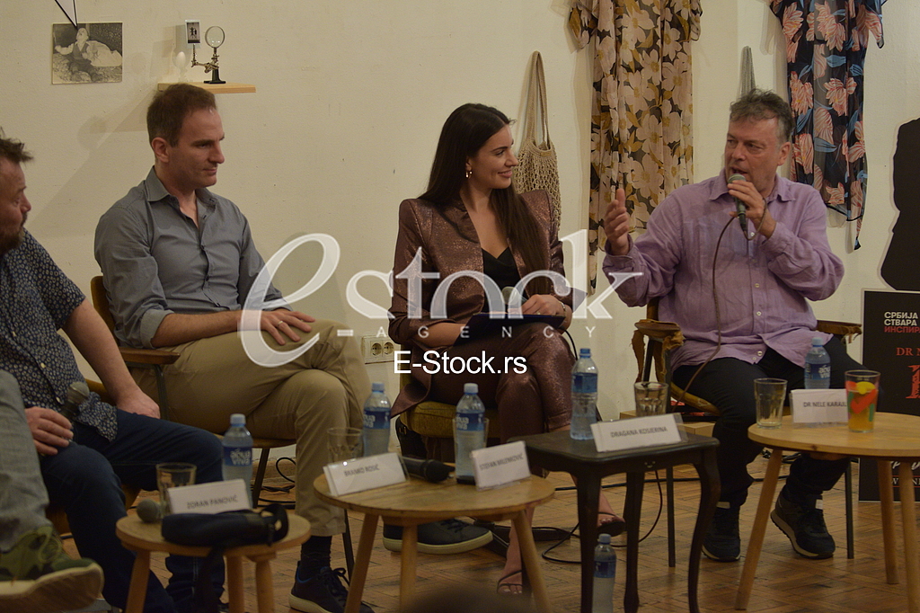 Stefan Milenkovic, Dragana Kosjerina, Nenad Jankovic Dr Nele Karajlic tribina