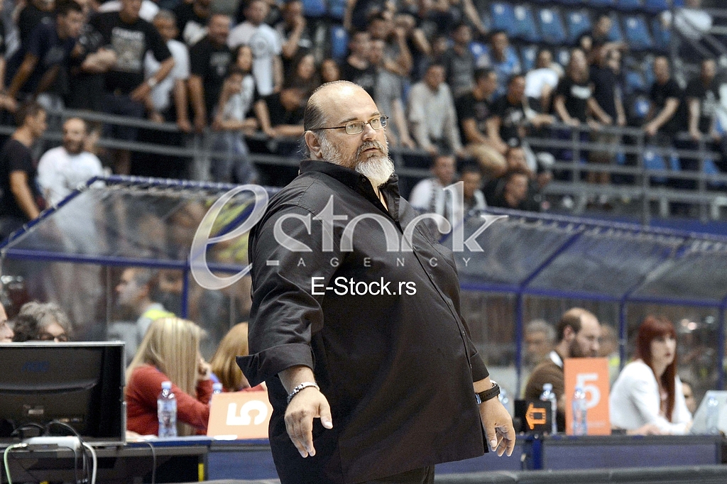  Partizan-Red Star, basketball derby game.