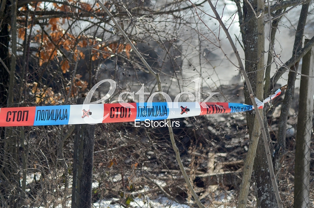 The house where the couple Mihailovic died