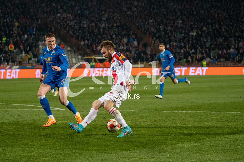 Fudbal: 1/8 finala Lige Evrope, Crvena zvezda - Glazgov Rendžers