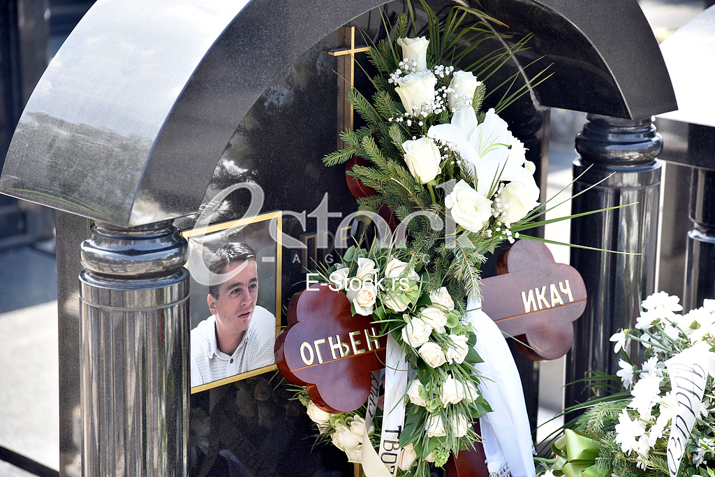 The funeral of a twenty-two year old Ognjen Ikac.