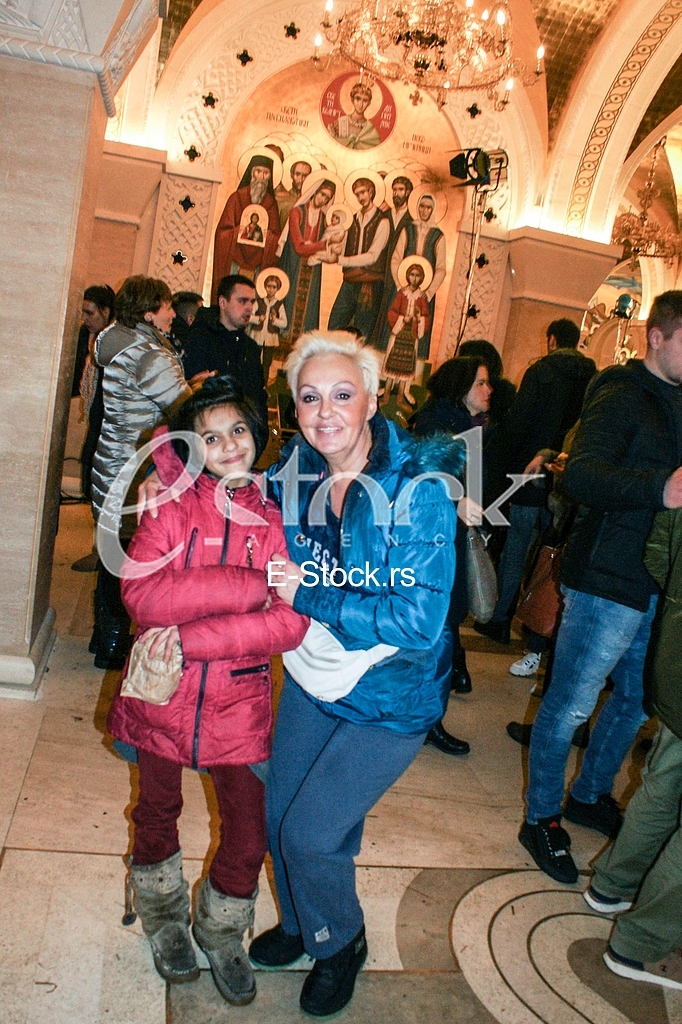 Bozicna liturgija Hram Svetog Save