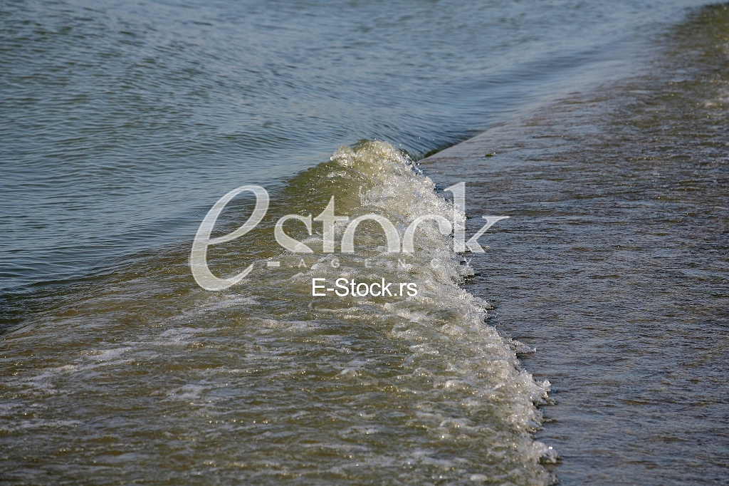 river water surface with waves, water surface background