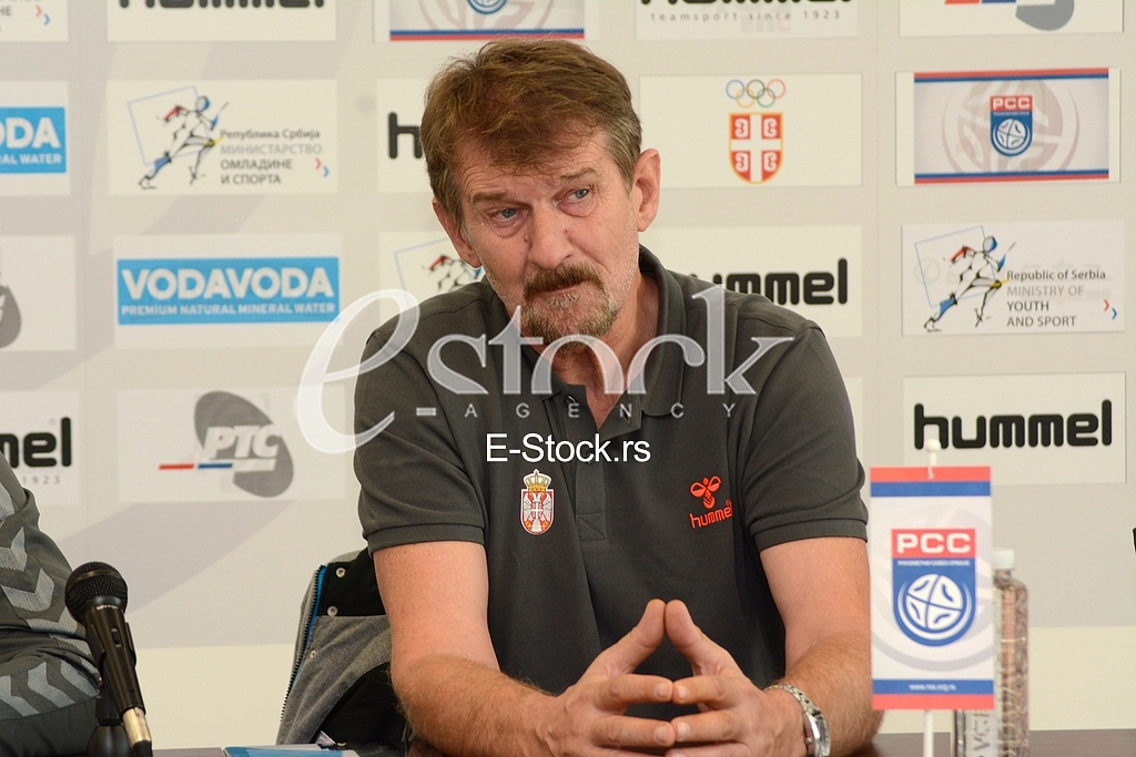 press conference of Serbian Handball Federation