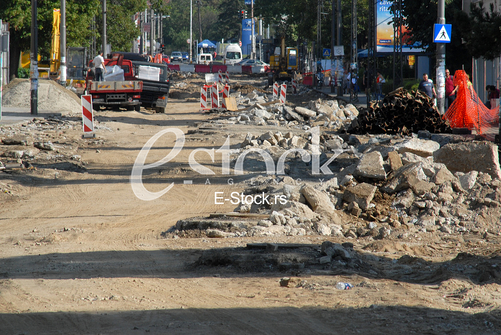 Reconstruction of the street Vojvode Stepe