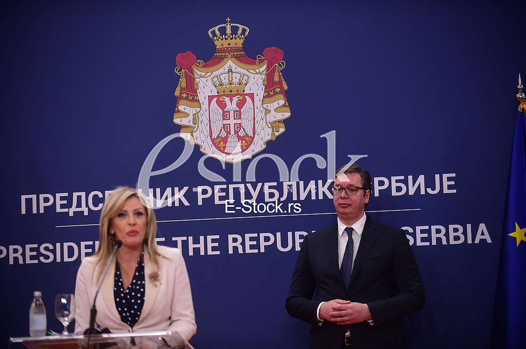 Jadranka Joksimovic i Aleksandar Vucic