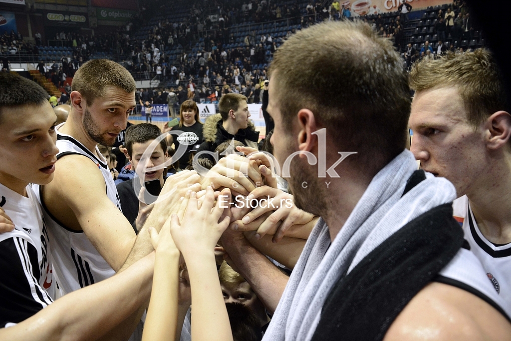 Partizan-Paok, (78:82), basketball game, FIBA league.