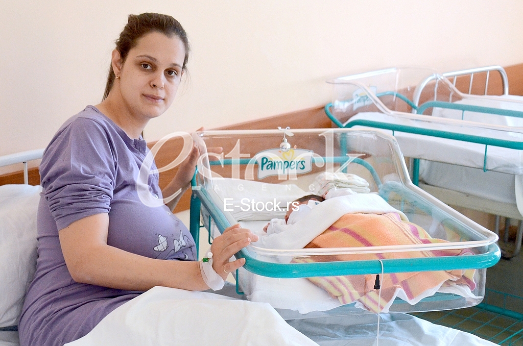 The first baby born in 2017