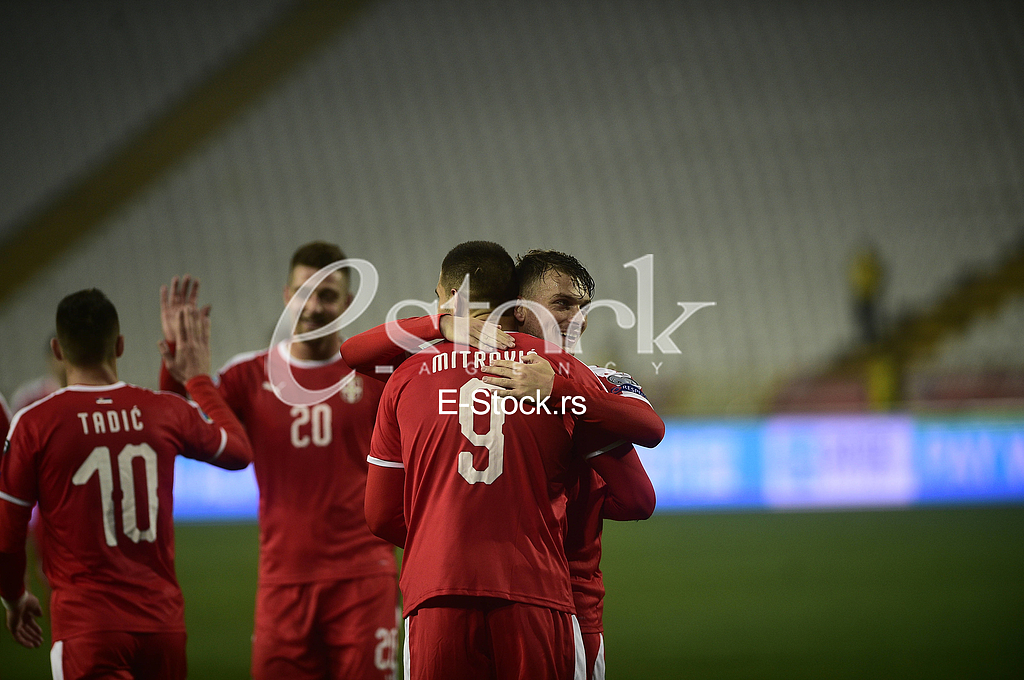 Aleksandar Mitrovic Adem Ljajic Srbija vs Luksemburg