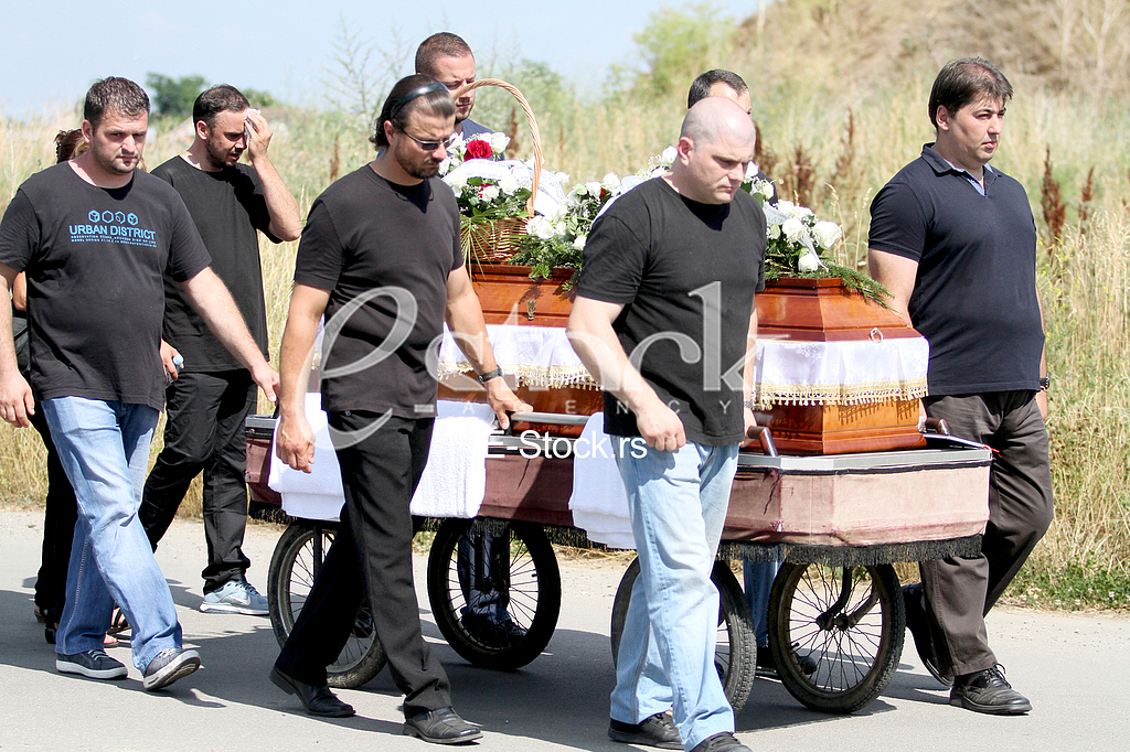 The funeral of Igor Zivanovic 