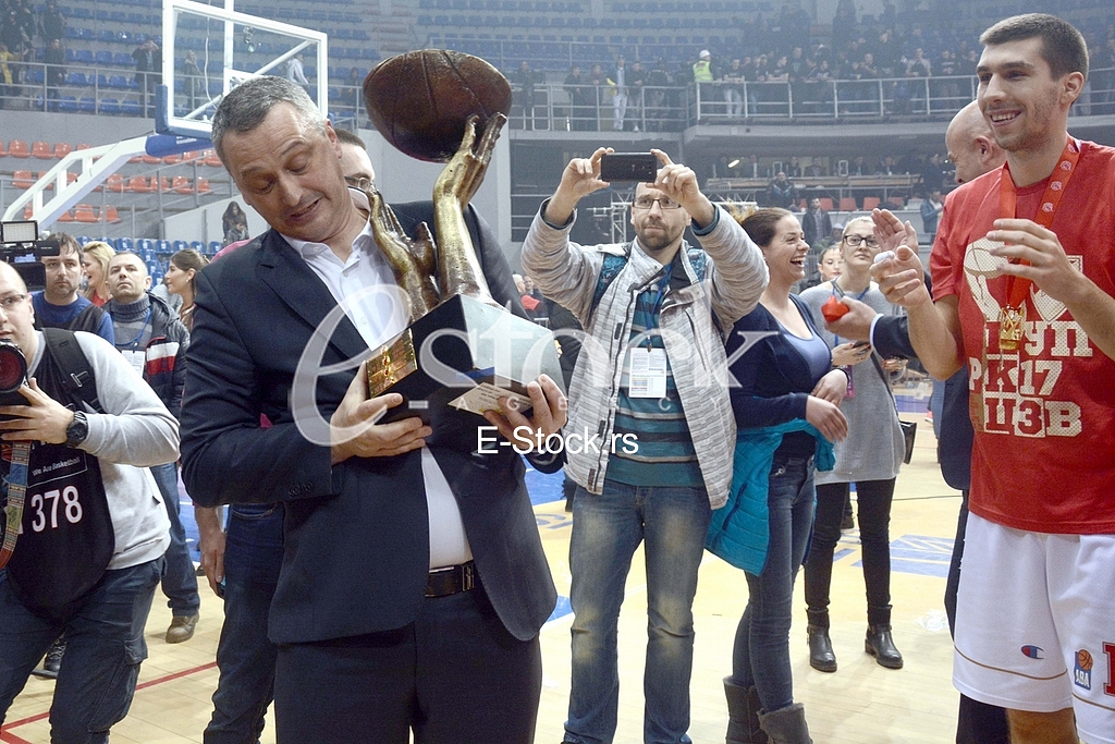 The final basketball game Korac Cup in Nis.
