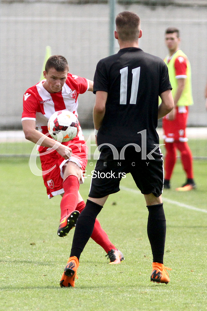 Football match  Partizan and Red Star.