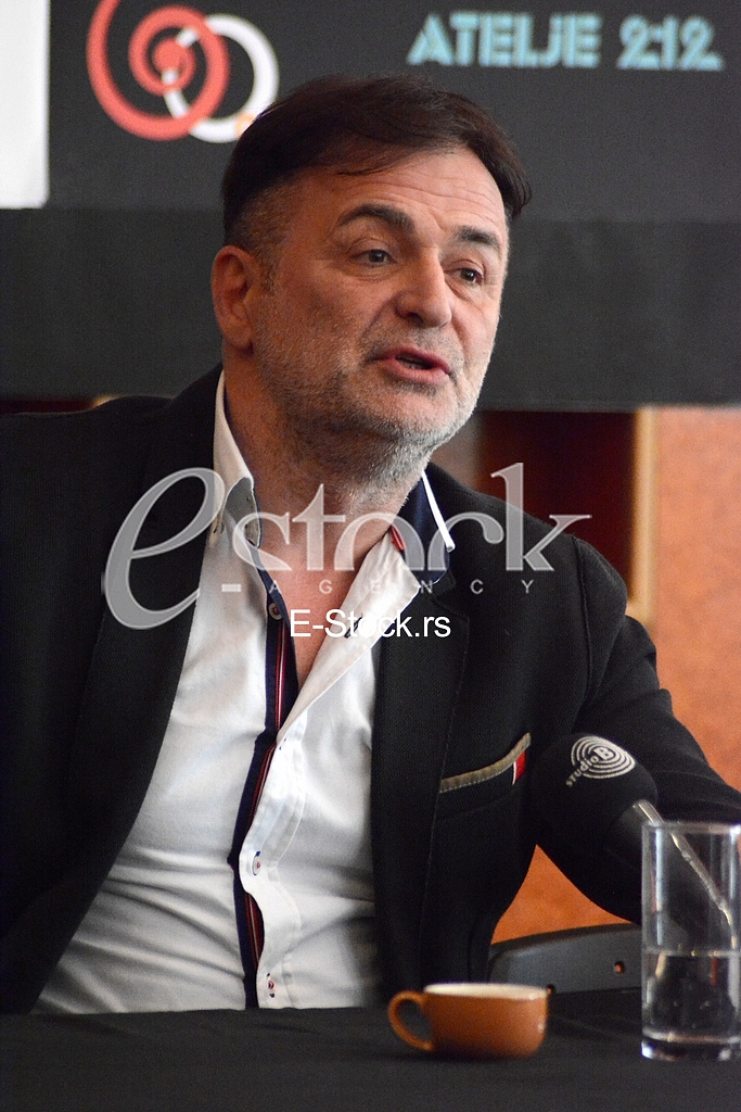 Press conference, theatrical play 