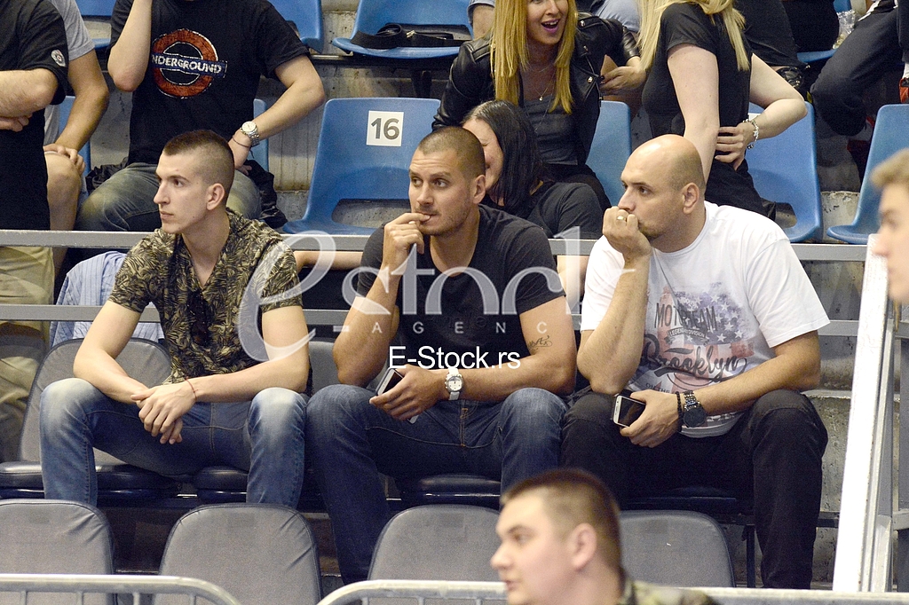 Partizan-Red Star, basketball derby game.