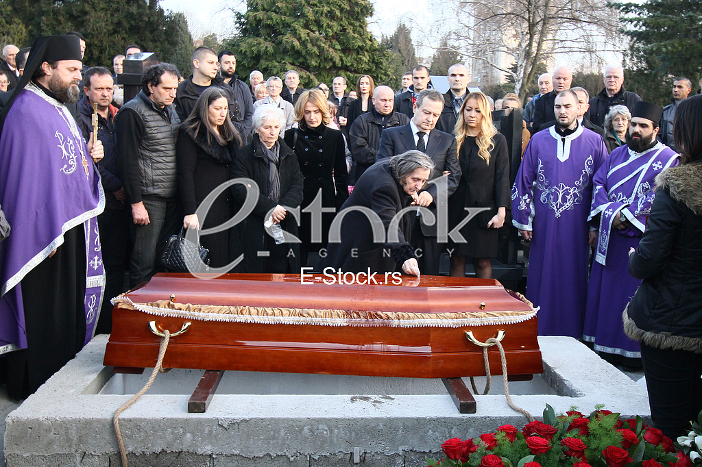 The burial of Desimir Dacic