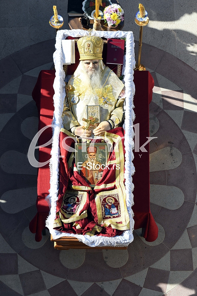 Sahrana mitropolita crnogorsko primorskog Amfilohija Radovica
