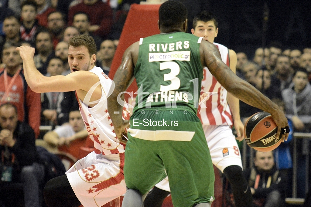 Red Star- Panathinaikos basketball game