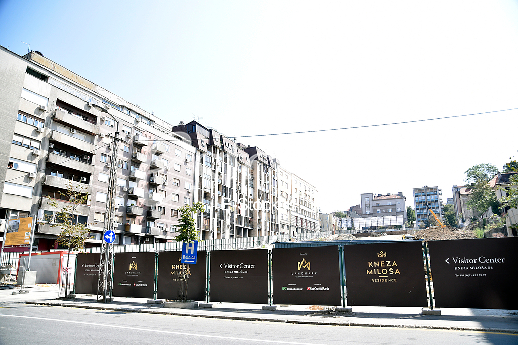 A death and accident at the construction site in Sarajevska Street