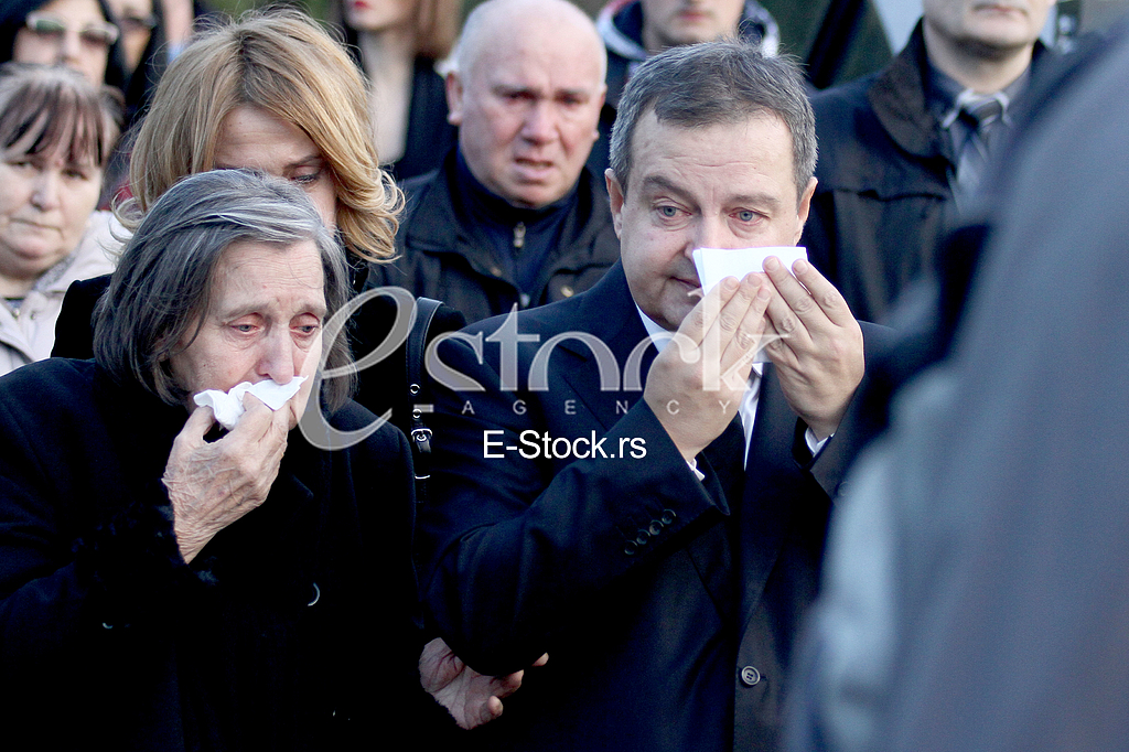 The burial of Desimir Dacic