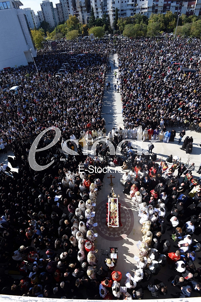 Sahrana mitropolita crnogorsko primorskog Amfilohija Radovica