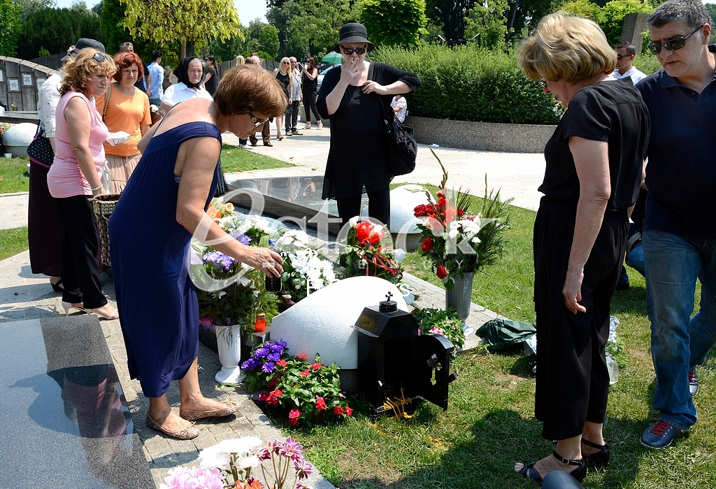 40 days after the funeral Bata Zivojinovic