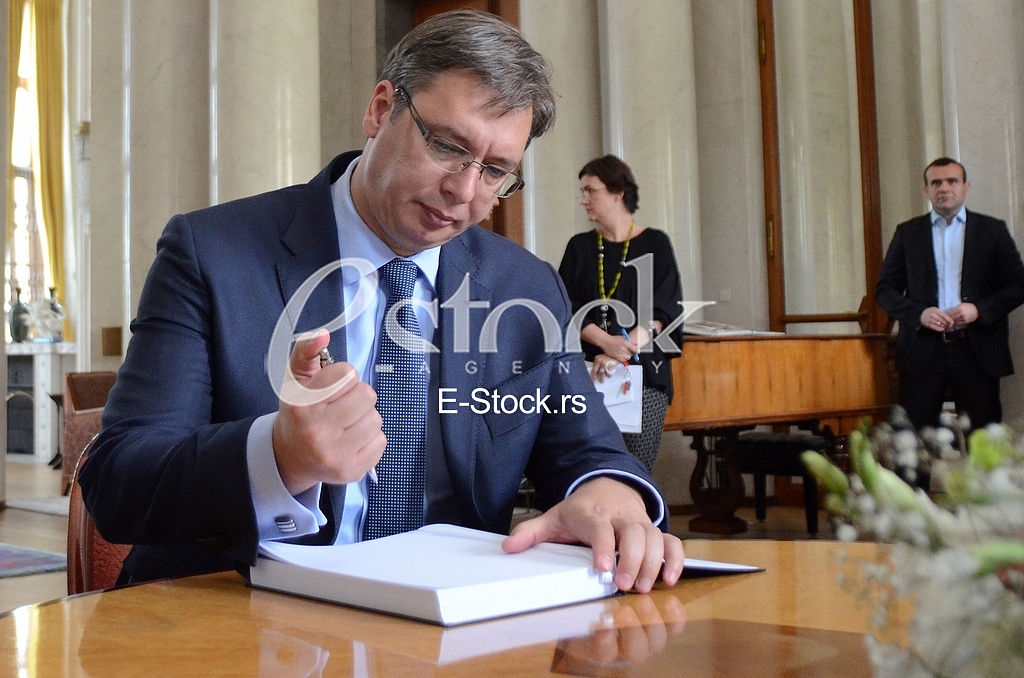 A book of condolences at the Embassy of Republic of France
