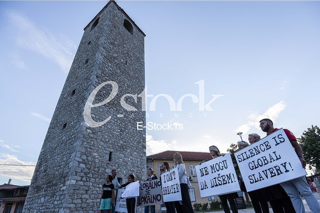 Podgorica protest Ne mogu da disem