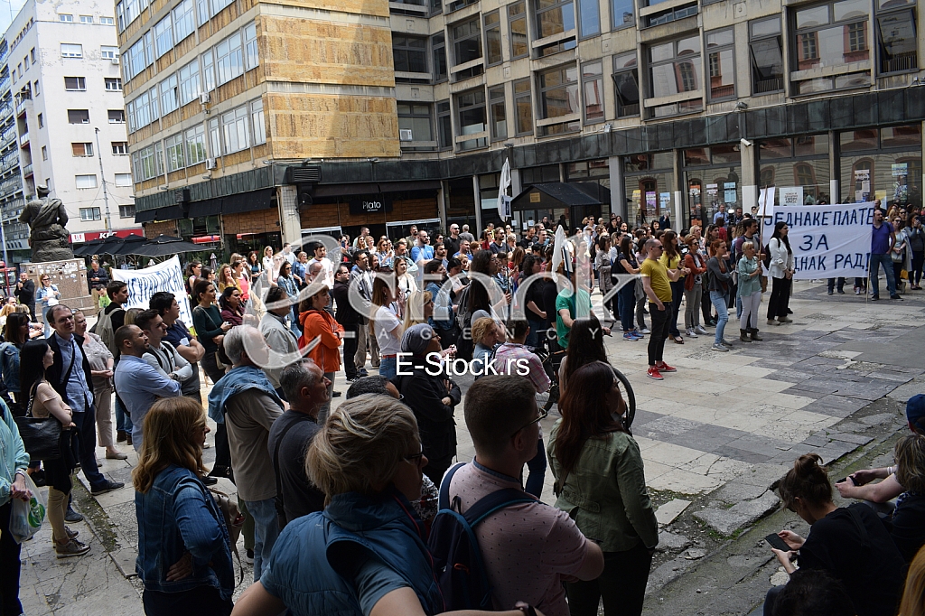 Protest naucnih radnika