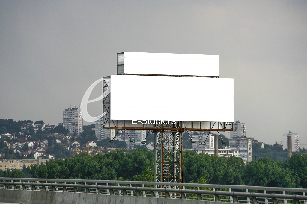 empty billboard for your ad