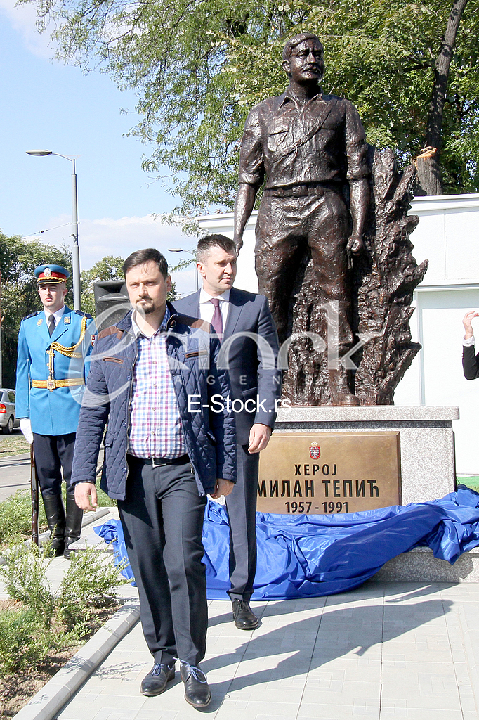 The monument to Major Milan Tepic