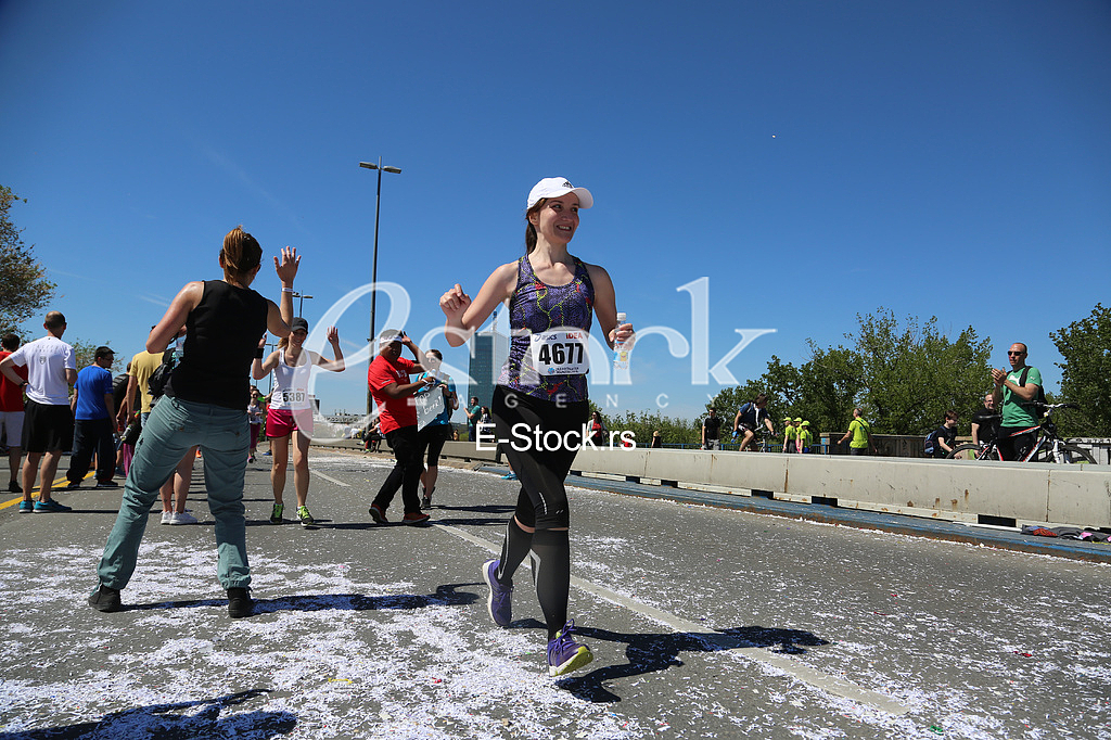 Street runners at 29th Belgrade marathon