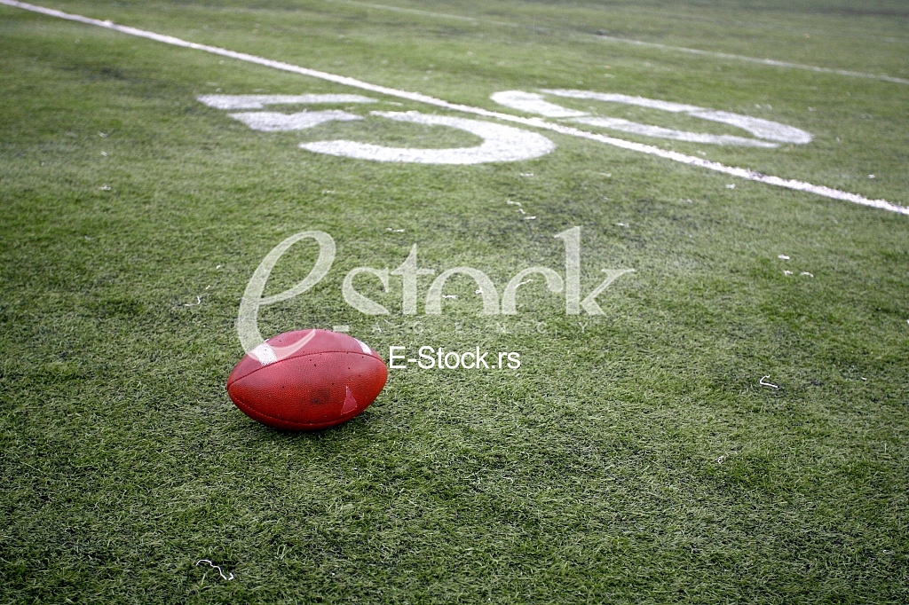 30, 40, & 50 Yard Line on American Football Field
