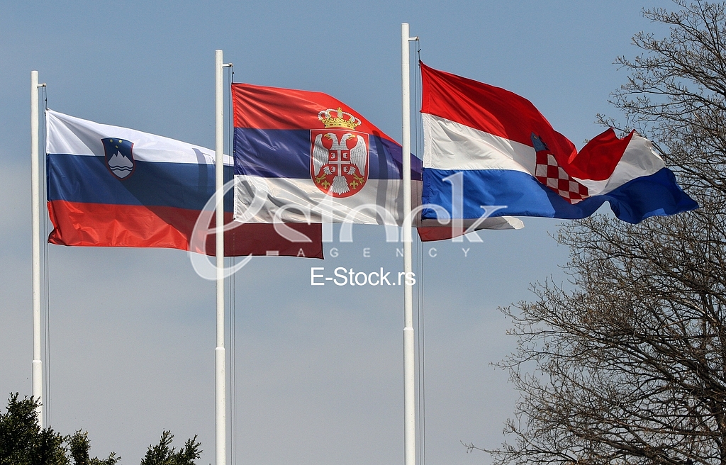 Three state flags