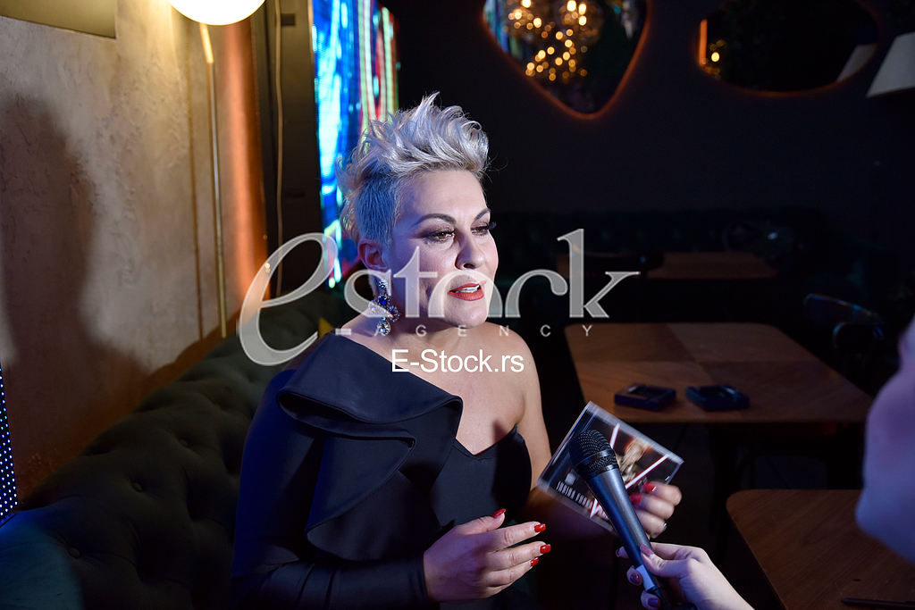 Indira Levak, a former member of the Colonia music group is promoting a new music album