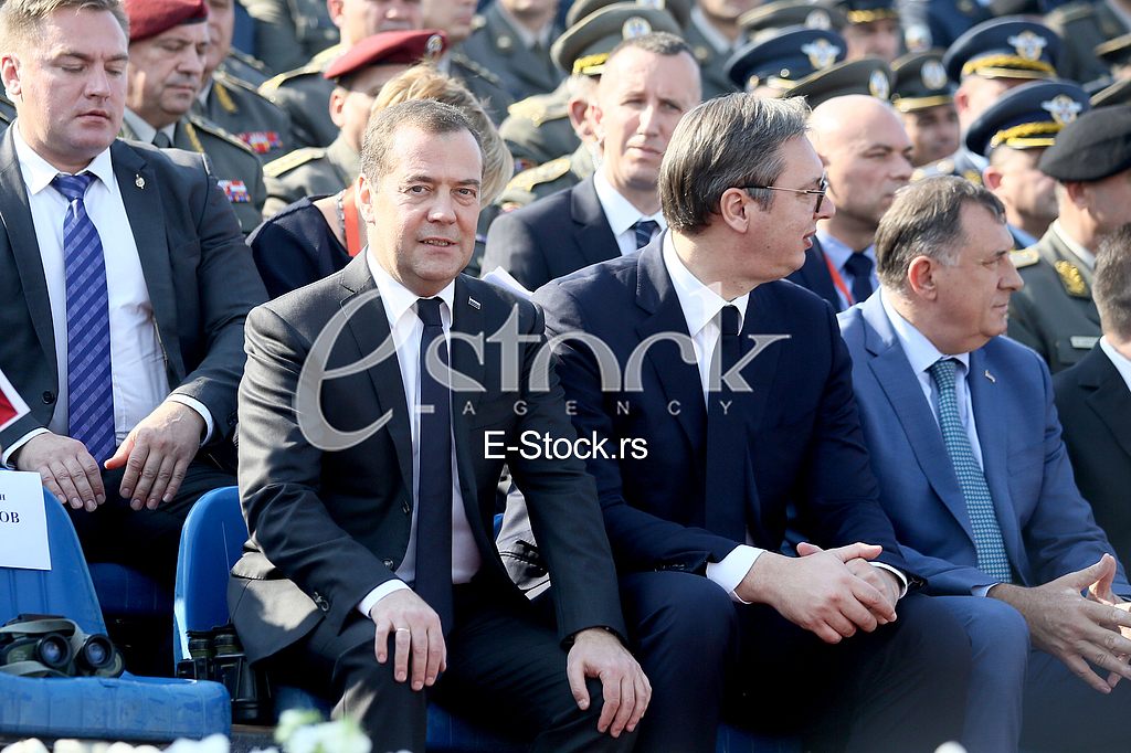 Dmitrij Medvedev Aleksandar Vucic Milorad Dodik
