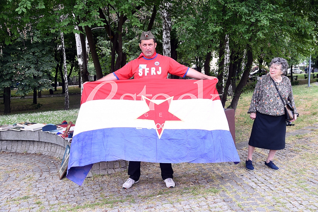 Celebrating 38 years since the death of Josip Broz Tito, the president of the SFRY in the House of Flowers. Celebrating 38 years since the death of Josip Broz Tito, the president of the SFRY in the House of Flowers.