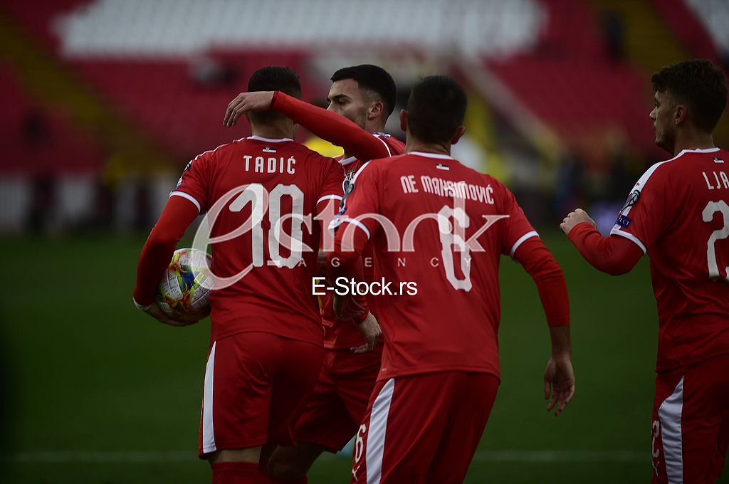 Dusan Tadic Nemanja Radonjic Nemanja Maksimovic Srbija vs Ukrajina