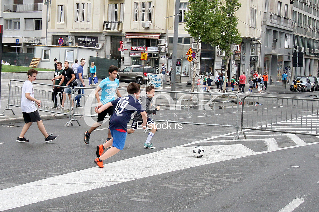 Football tournament of young categories